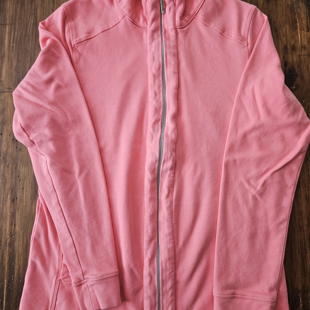 Northern Reflections Women's Coral Zip-Up Jacket Size Small